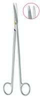 Gorney facelift dissecting scissors - flat tips, curved 23cm - Magic cut