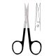 Scissors delicate Straight 11cm sharp - Black line Supercut