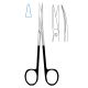 Joseph Daniel scissors curved 15cm blunt - Black-line