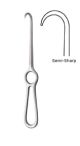 22.34.51 - Volkmann retractor 1 prong semisharp 22cm, 20mm wide curve