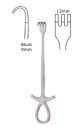 Murphy retractor, ring handle - 3 rongeurs blunt 13mm 19.5cm