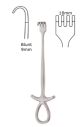 Murphy retractor, ring handle - 4 rongeurs blunt 18mm 19.5cm