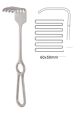 Israel retractor blunt 25cm - 6 rongeurs 60x50mm