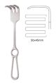 Billroth retractor 25cm - 4 prongs 50x45mm