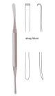 Molt periosteal elevator/raspatory double ended, 18cm - Sharp/Blunt