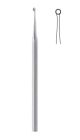 Meyerhoefer sharp curette 14cm - dia. 3mm