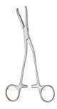 Dingman bone holding forceps 19cm, angled to side - Heavy pattern