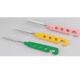 Shallow cannula cleaning brush - 5mm, green handle, 12.7cm long