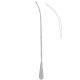 52.40.36 - Simpson uterine sound, 27cm- rigid, graduated in inches - curved