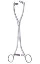 Collin uterine elevating forceps, swivel jaw, 26cm - Straight