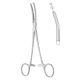 Long hysterectomy forceps 19cm curved