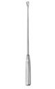 Recamier uterine curette 31cm rigid, sharp - 8mm