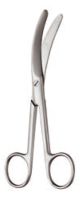 Busch umbilical scissors, curved