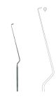 Hardy pituitary curette malleable, 26cm - dia. 4mm