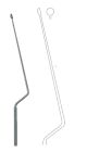 Landolt spoon curette malleable, 26cm