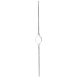 Bowman lacrimal probe - fig 3/4 (dia. 1.2mm/1.3mm) 13cm sterling silver