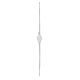 Bowman (Williams) lacrimal probe fig 00/0 (dia. 0.8mm/0.9mm) 13cm sterling silver