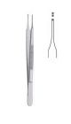 604150/MD 60.41.50 - Stevens iris forceps 10cm straight 1x2 teeth