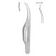 Barraquer Colibri micro iris forceps 7cm 1x2 teeth 0.4mm