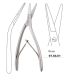 Cottle nasal bone scissors 18cm - Angled