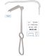 Obwegeser alveolar/wisdom tooth retractor 22cm: 70x13/23mm