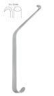 Obwegeser mandibular channel retractor, 17.5cm: 10 x 10mm