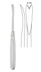 Obwegeser raspatory Straight, 2 teeth, 9mm, 17.5cm