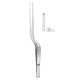 Taylor bayonet forceps with dissector end 18.5cm