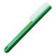 Flat reusable cleaning brush 22cm - rigid bristles green