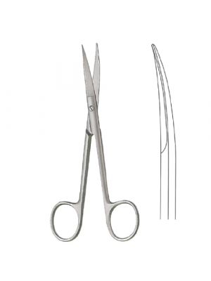 Solz Gold Tip Scissor Strong Bevel On Shank